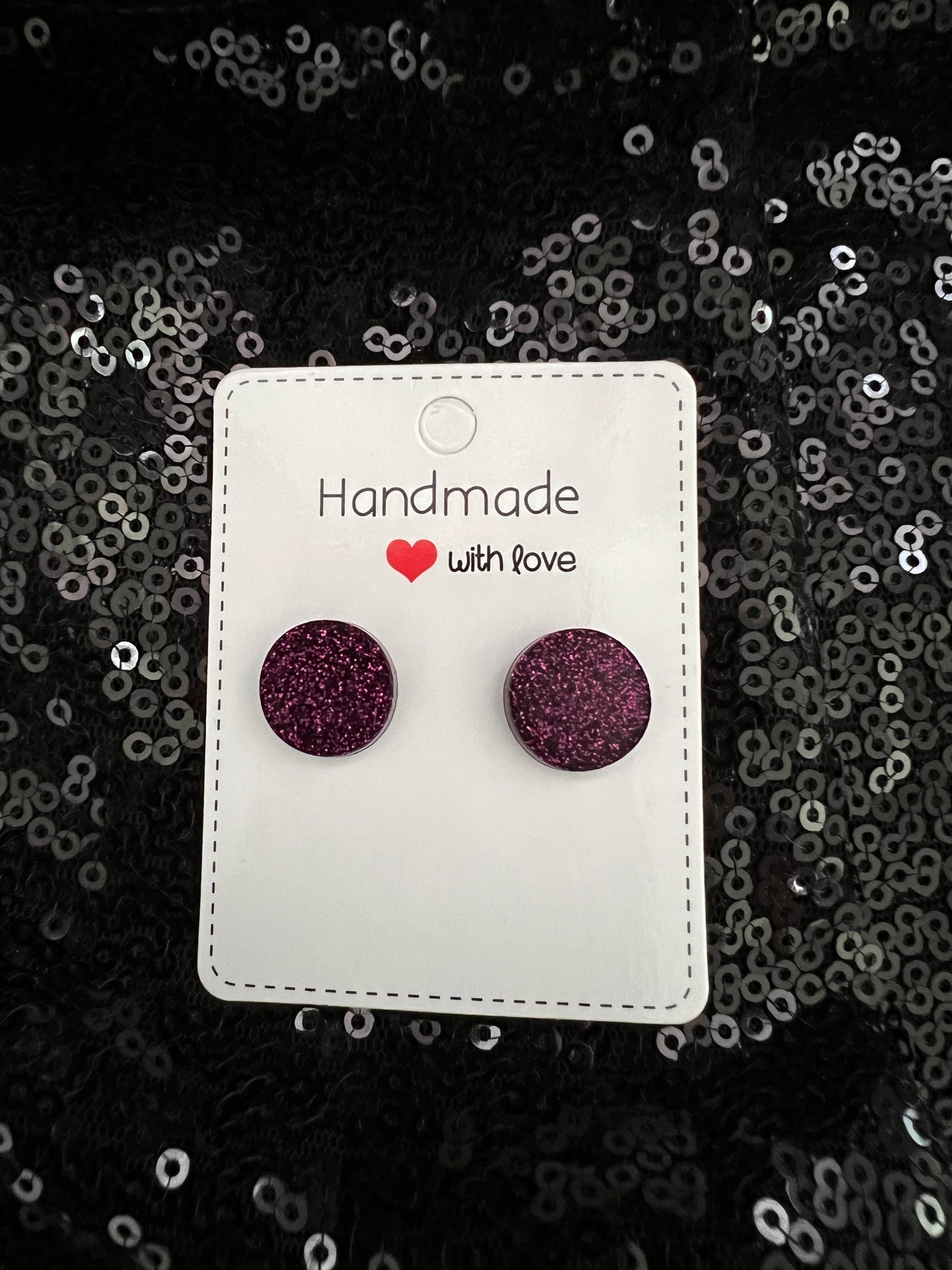 Circle Stud Earrings