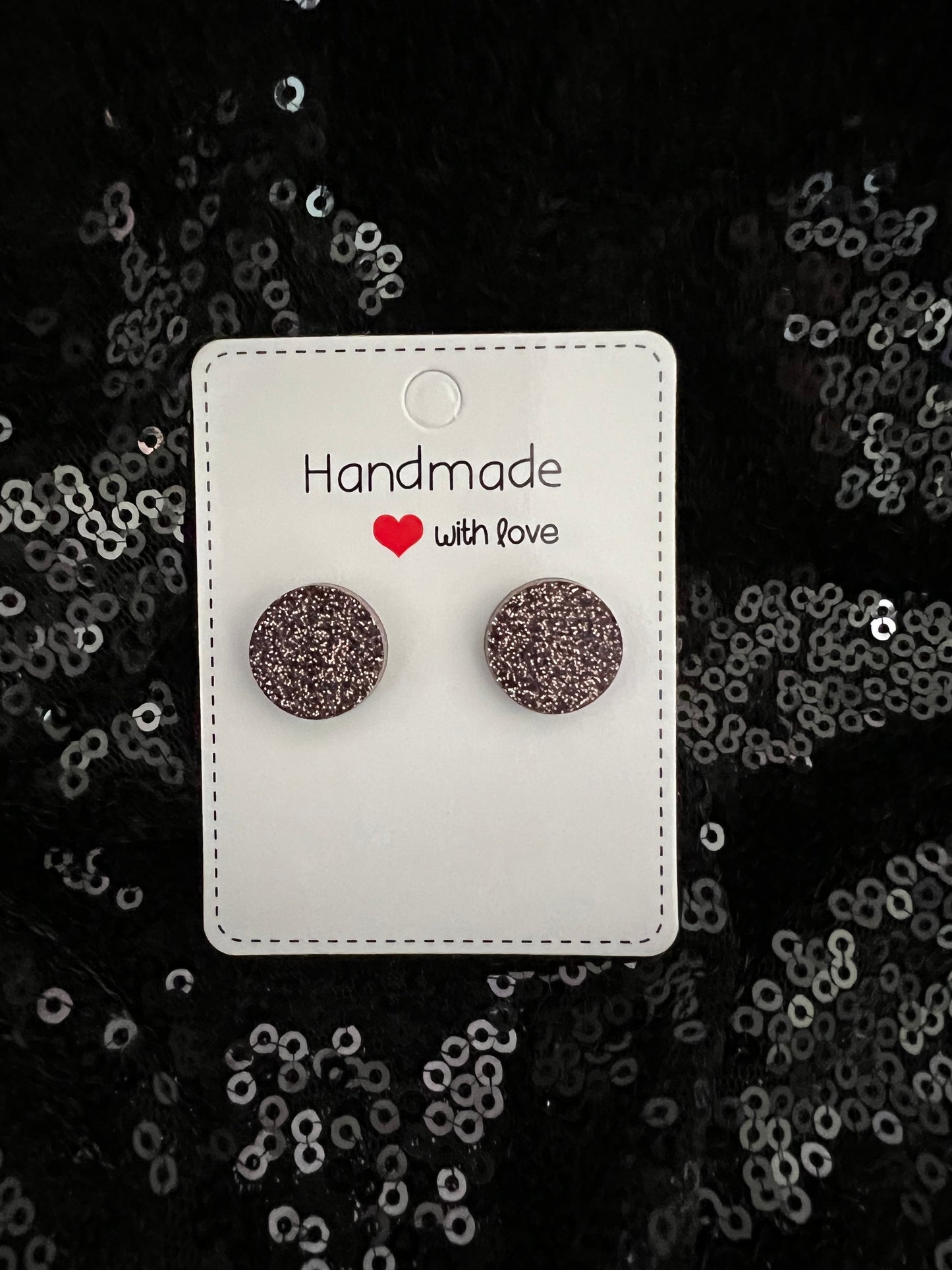 Circle Stud Earrings