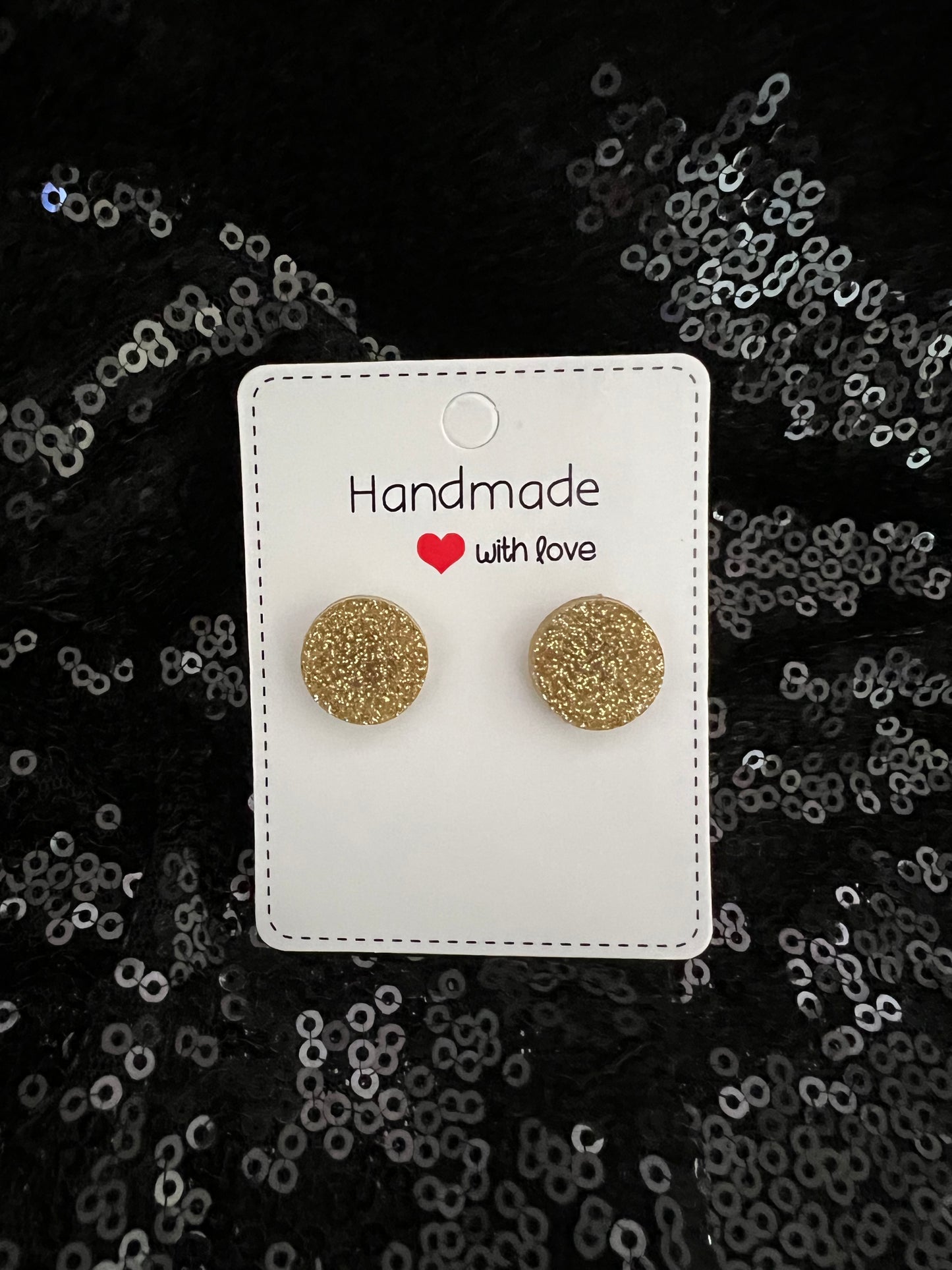 Circle Stud Earrings