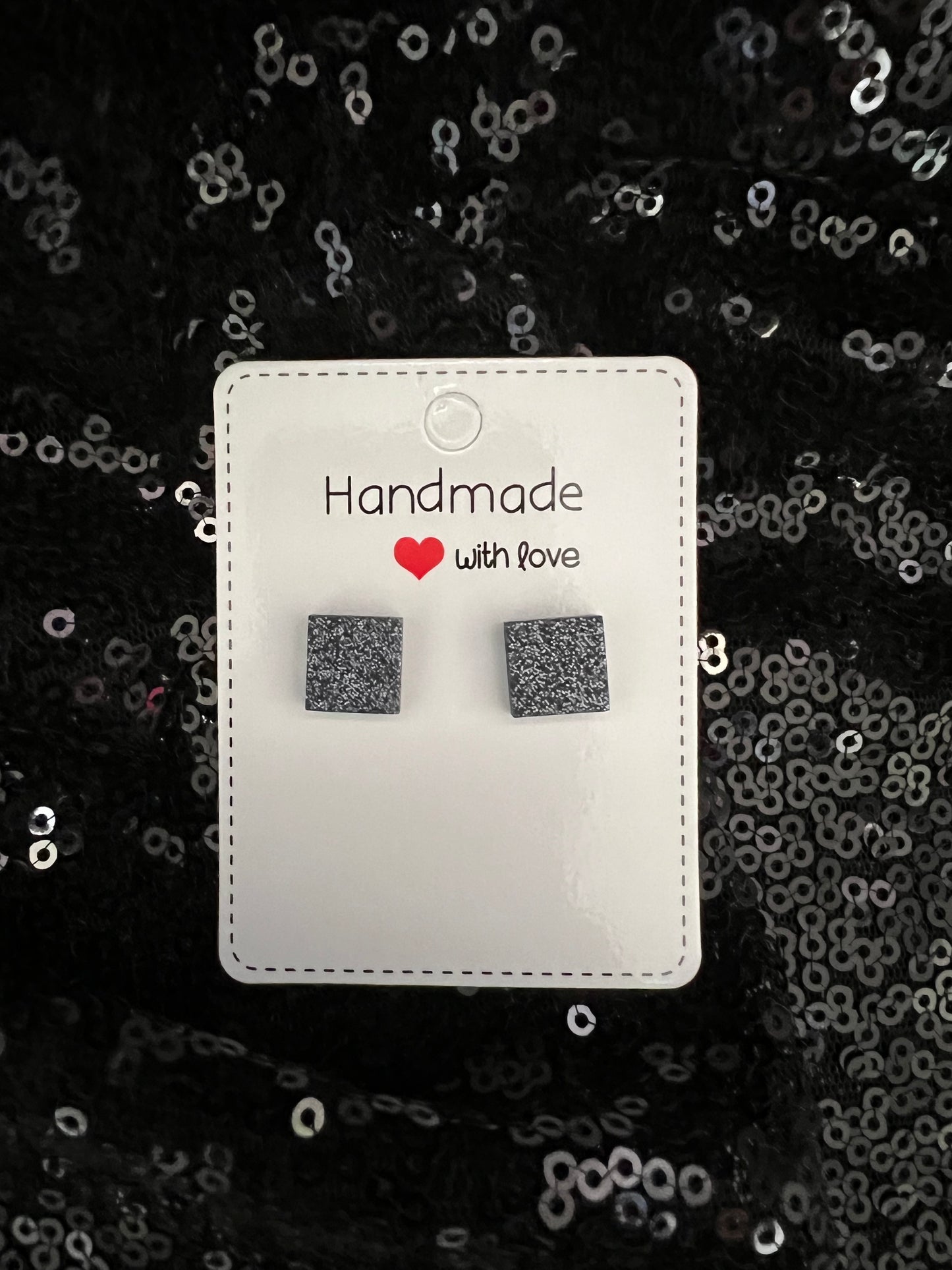 Square Stud Earrings