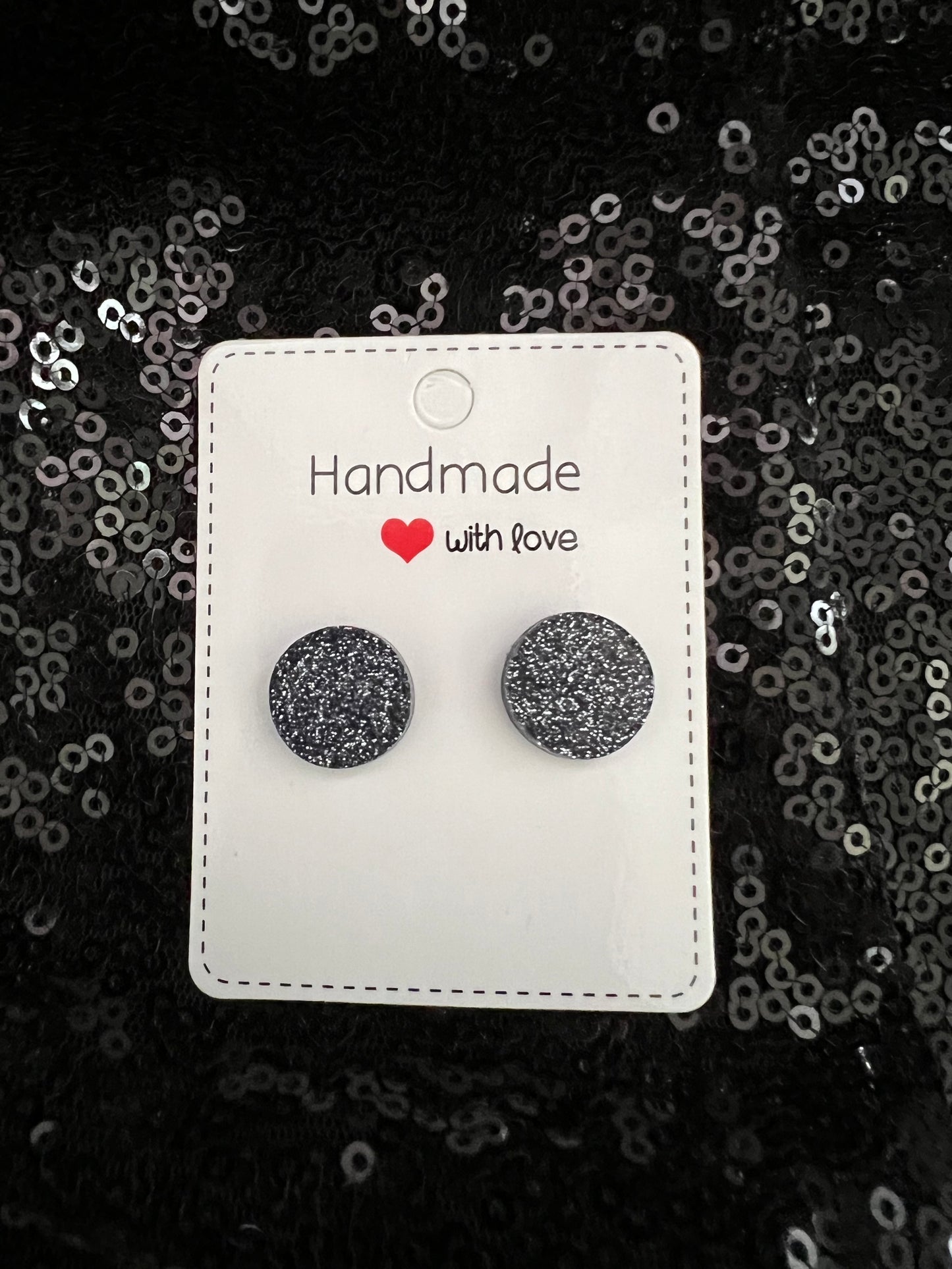 Circle Stud Earrings