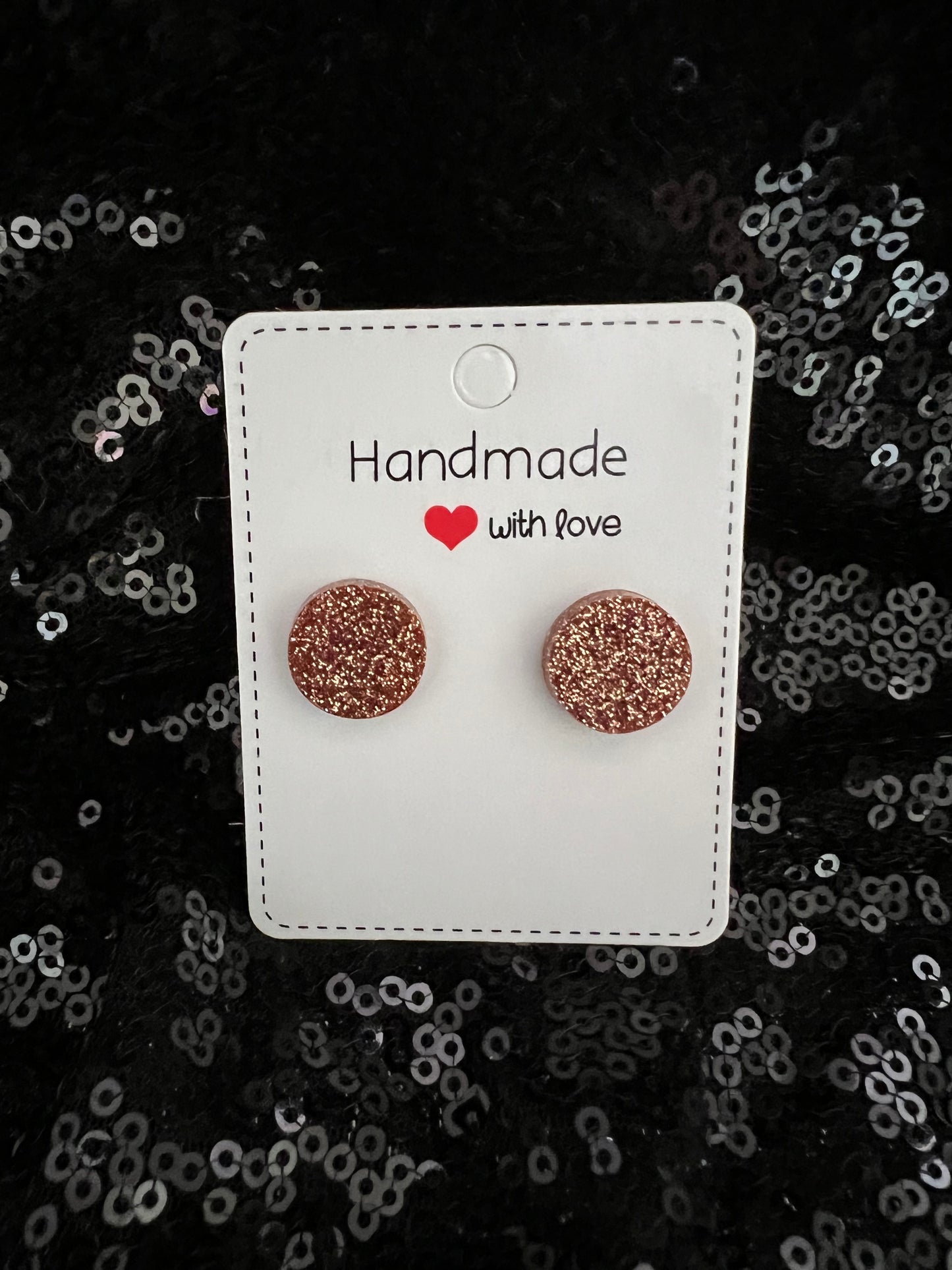 Circle Stud Earrings