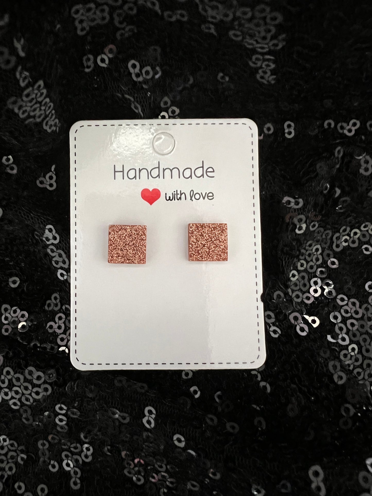 Square Stud Earrings