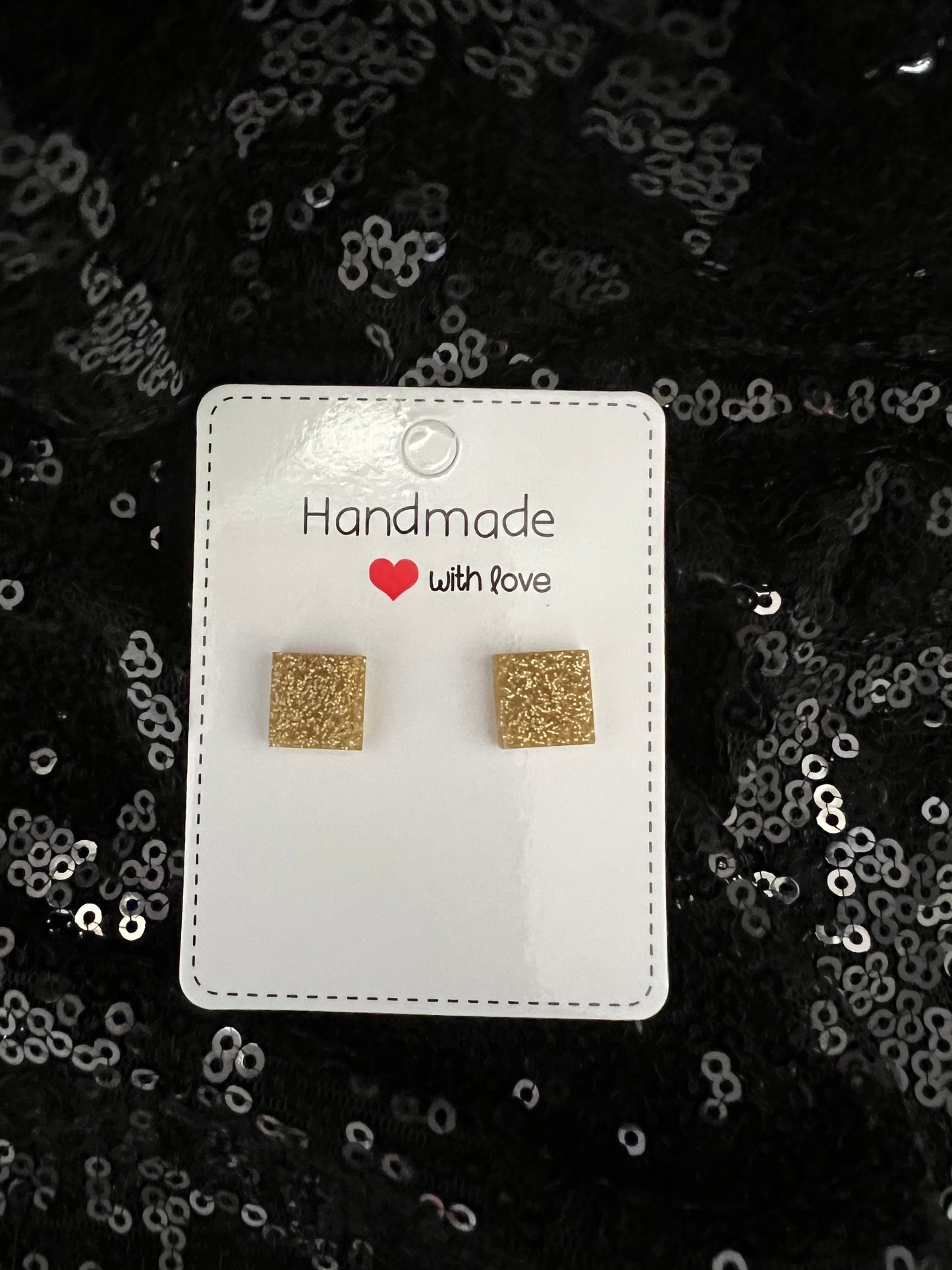 Square Stud Earrings