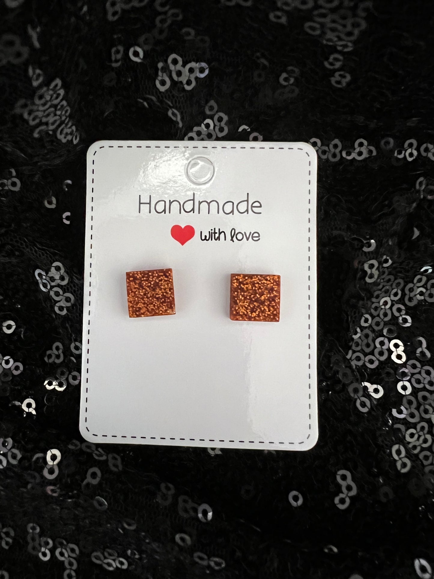 Square Stud Earrings