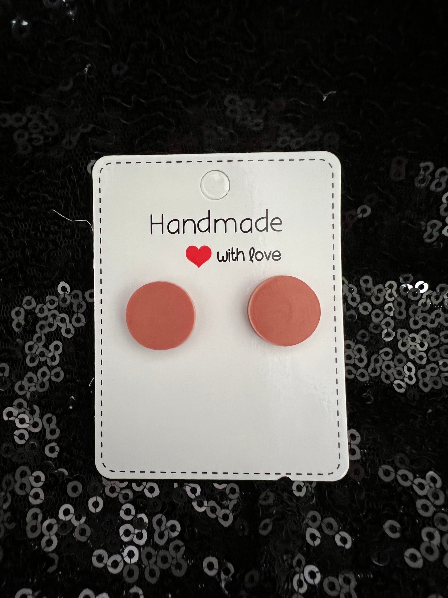 Circle Stud Earrings