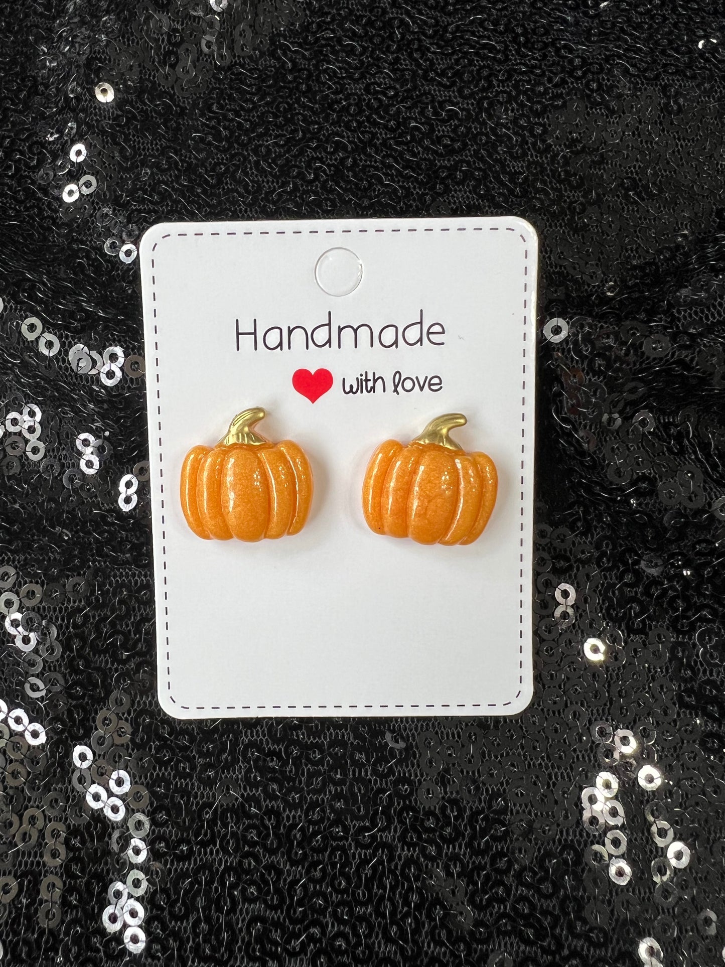 Pumpkin Earrings