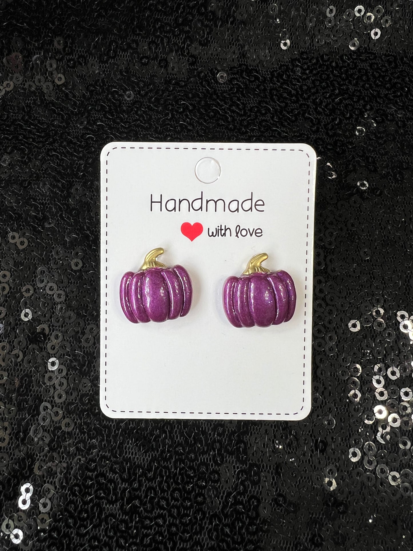 Pumpkin Earrings