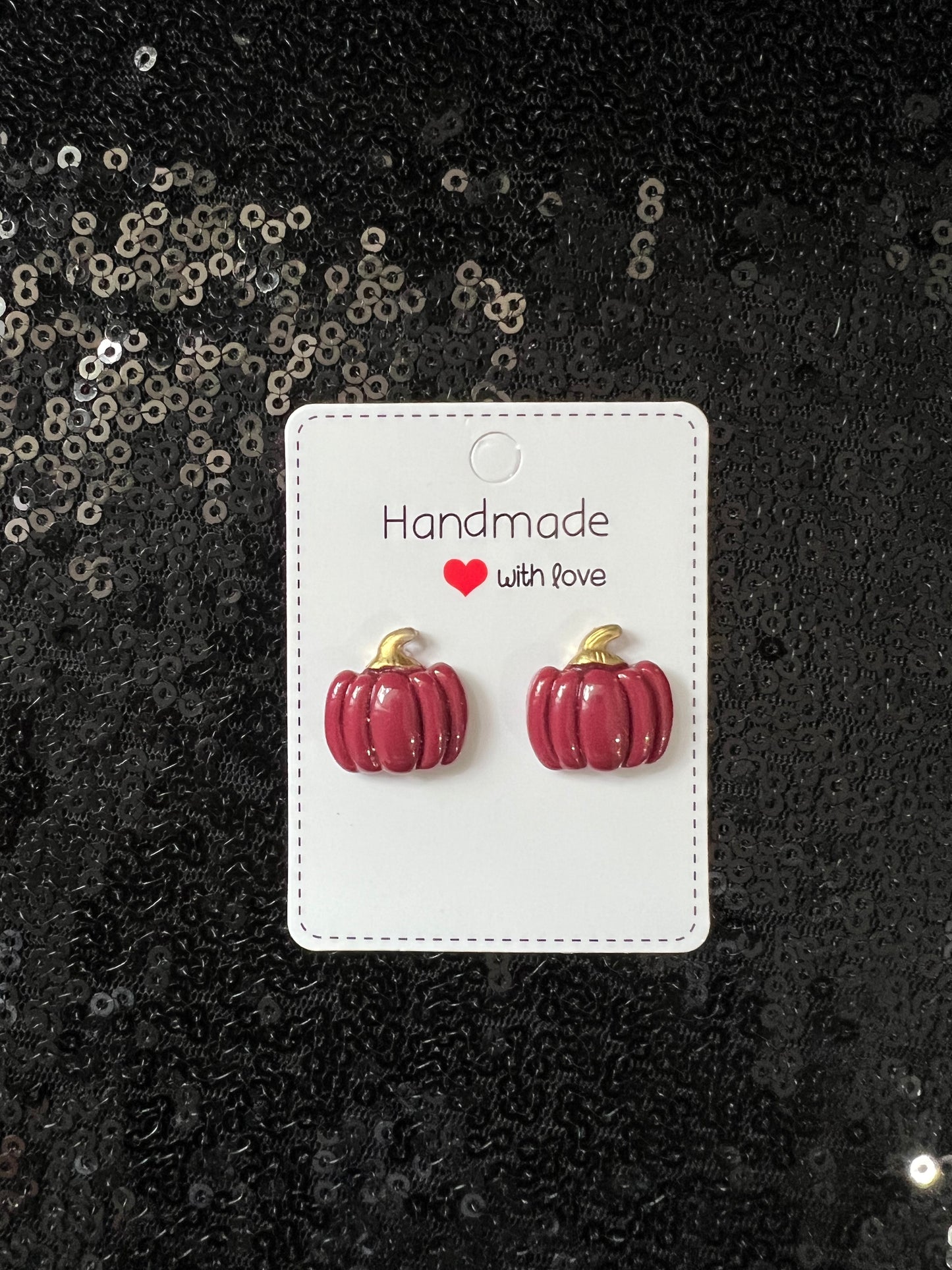 Pumpkin Earrings