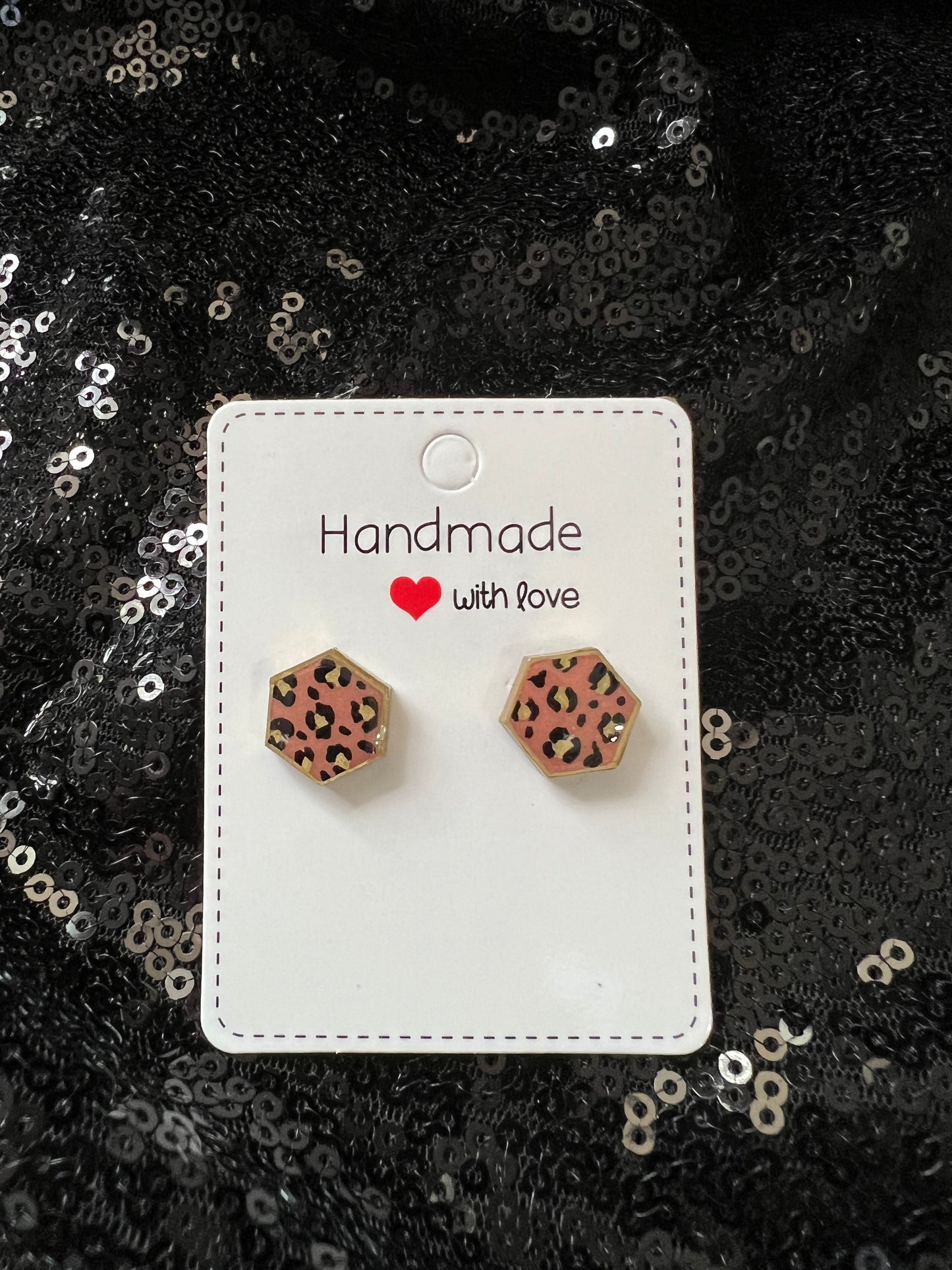 Cheetah Print Earrings